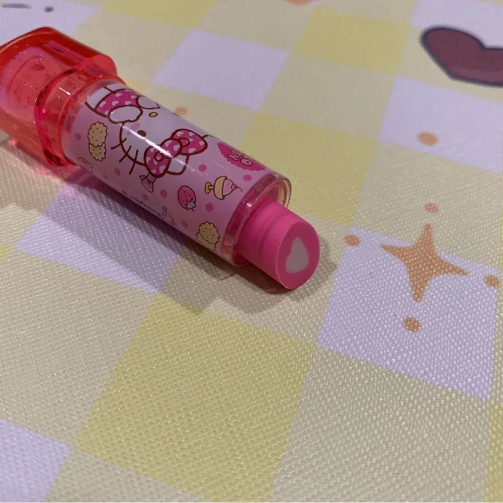 Hello Kitty Pink Lipstick Shaped Eraser